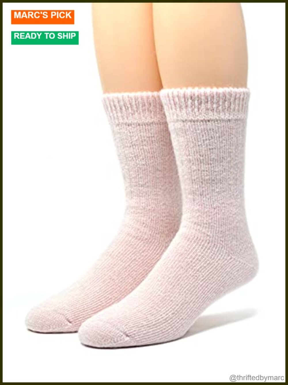 Alpaca Wool Blend Unisex Calf Socks Warm Moisture Wicking Outdoor